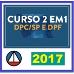 CURSO 2 EM 1 - Delegado PC SP + DPF - Delegado Civil Sao Paulo + Delegado Federal 2017